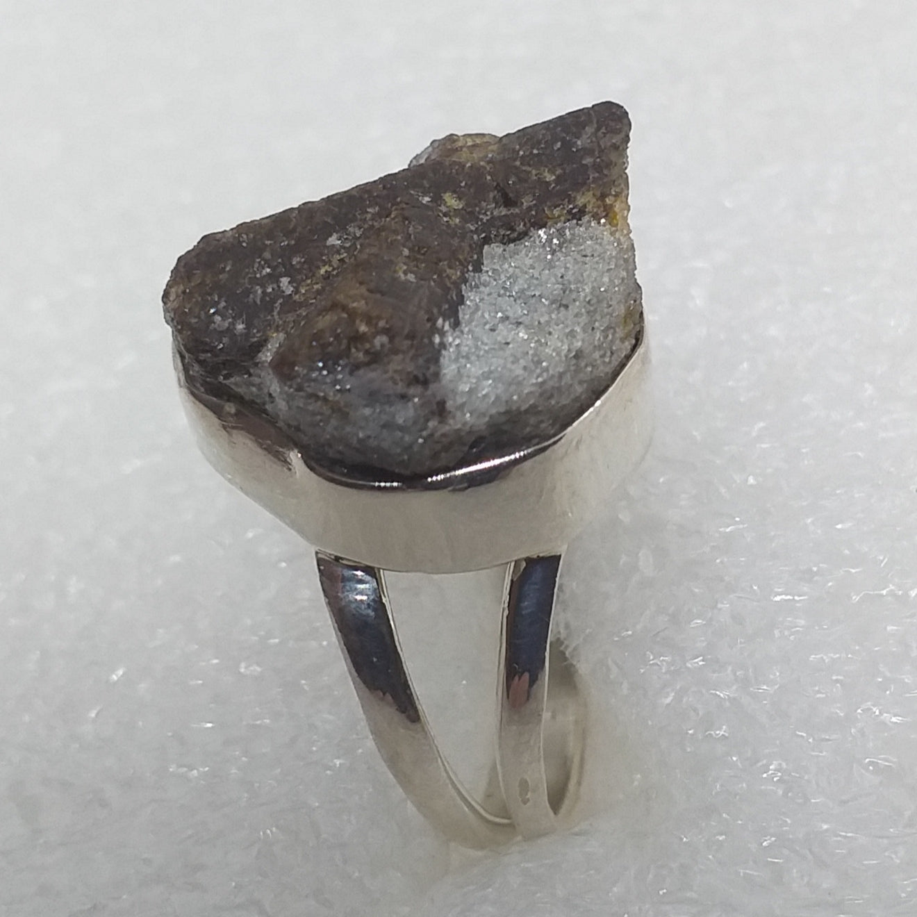 STAUROLITH Kreuzstein Ring Gr. 16,5 925 Sterling Silber