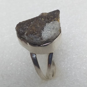 STAUROLITH Kreuzstein Ring Gr. 16,5 925 Sterling Silber