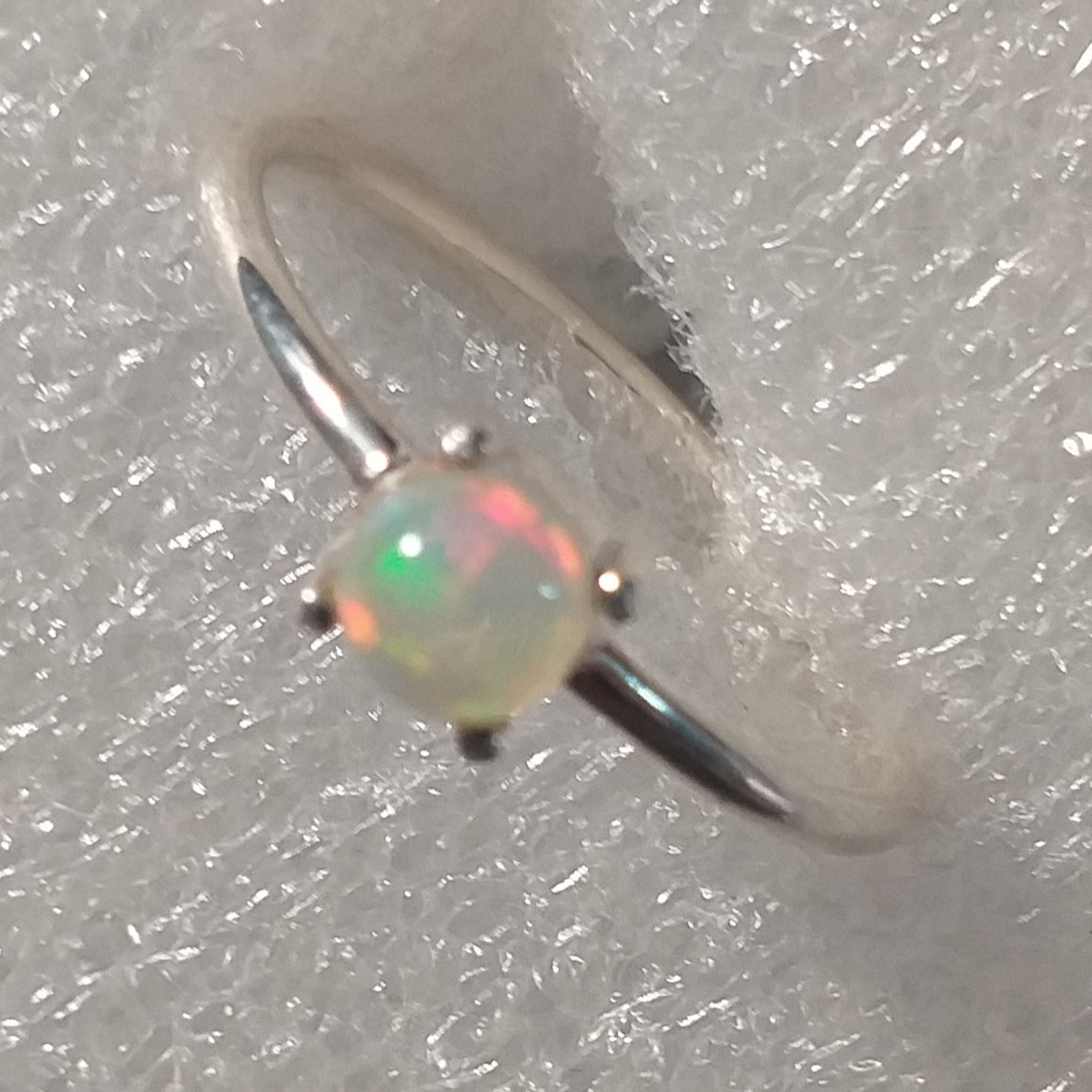 echter Natur OPAL Kristallopal Ring Gr. 19 925 Silber Welo