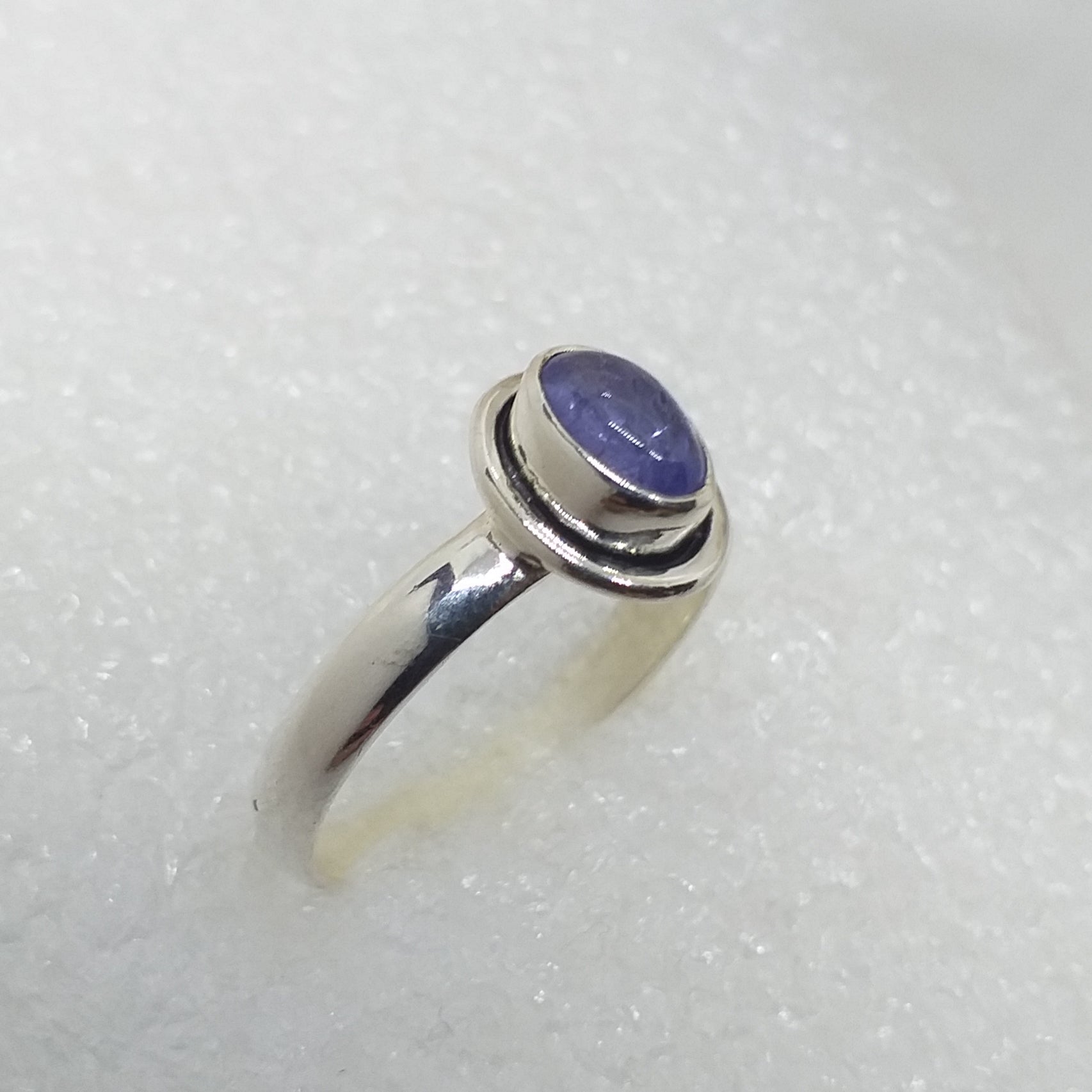 TANSANIT Ring Gr.  18 925 Sterling Silber