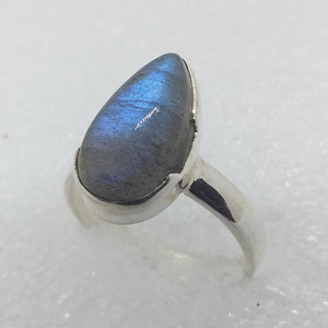 echter LABRADORIT  Ring Gr. 18 925 Silber