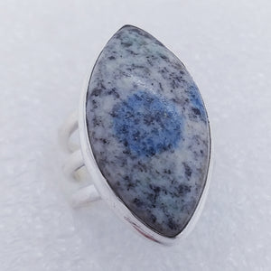 AZURIT in Granit K2 RING Gr. 16,5 925 Sterling Silber