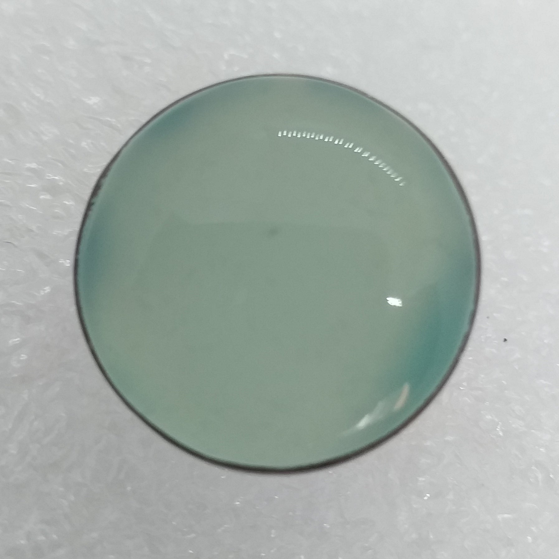 echter blau-grüner CHALCEDON Ring Gr. 17 925 Silber Calzedon