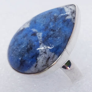 AZURIT in Granit K2 RING Gr. 16 925 Sterling Silber