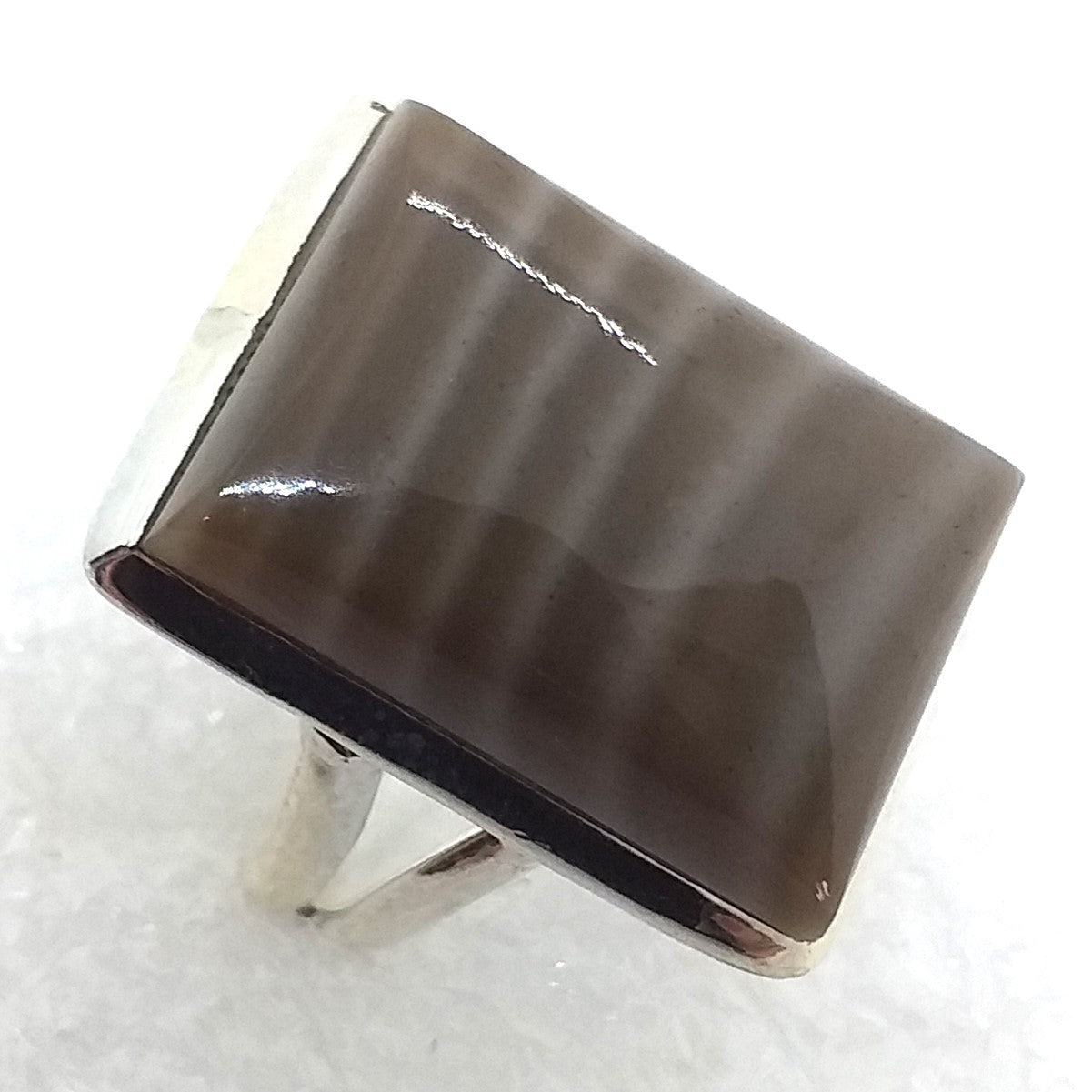 FLINT Feuerstein Ring Gr.17,5 925 Silber