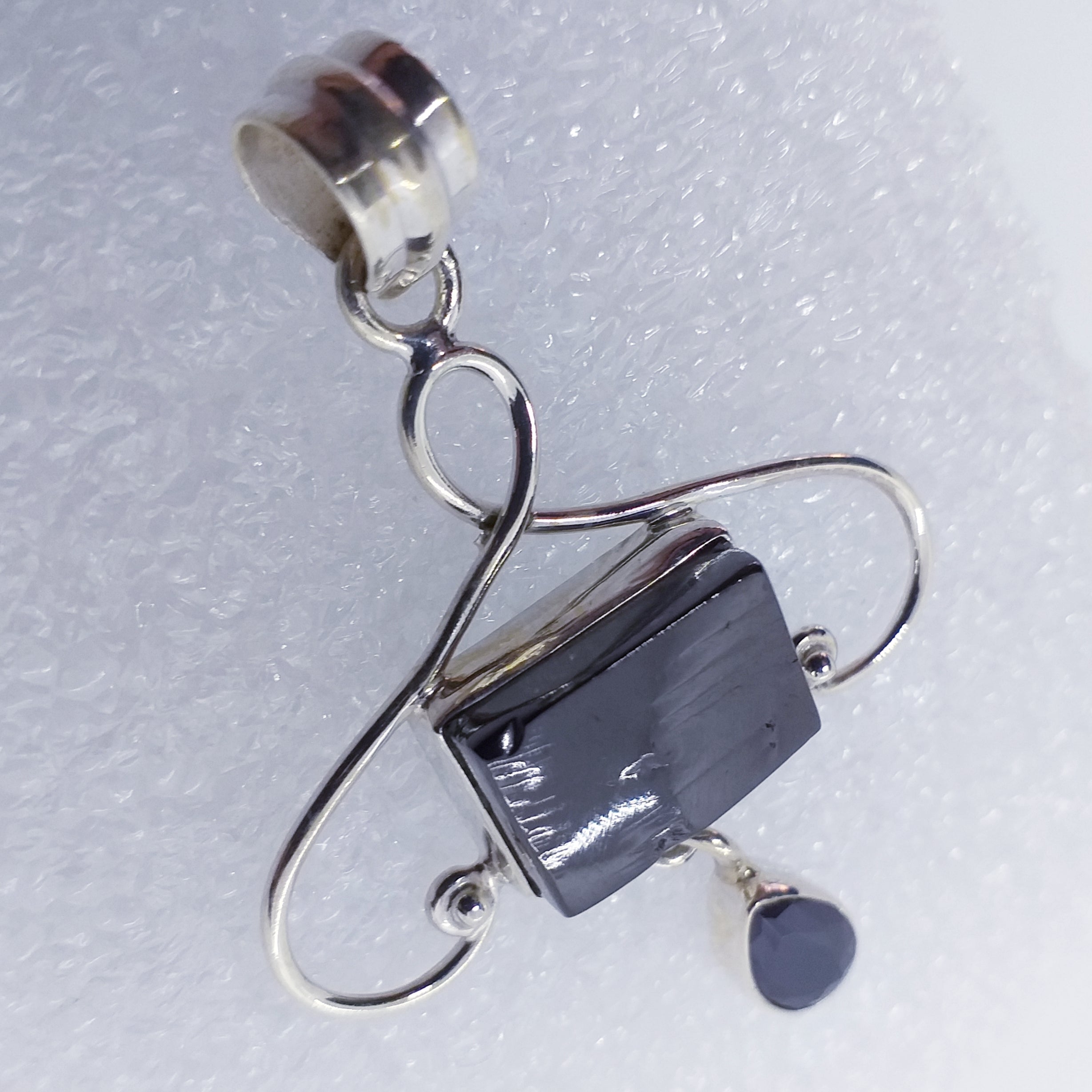 EDEL SCHUNGIT Anhänger 925 Silber (Kopie)