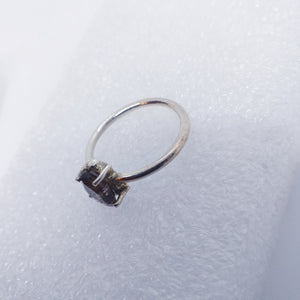 SUPER SEVEN MELODYSTEIN facett. Ring Gr. 18 925 Silber