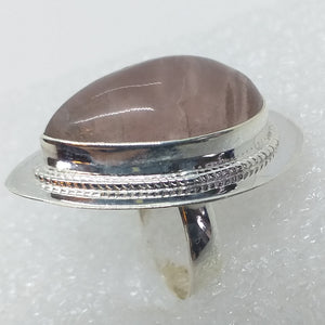 MORGANIT Ring Gr. 17 925 Silber RIESIG 31mm Beryll