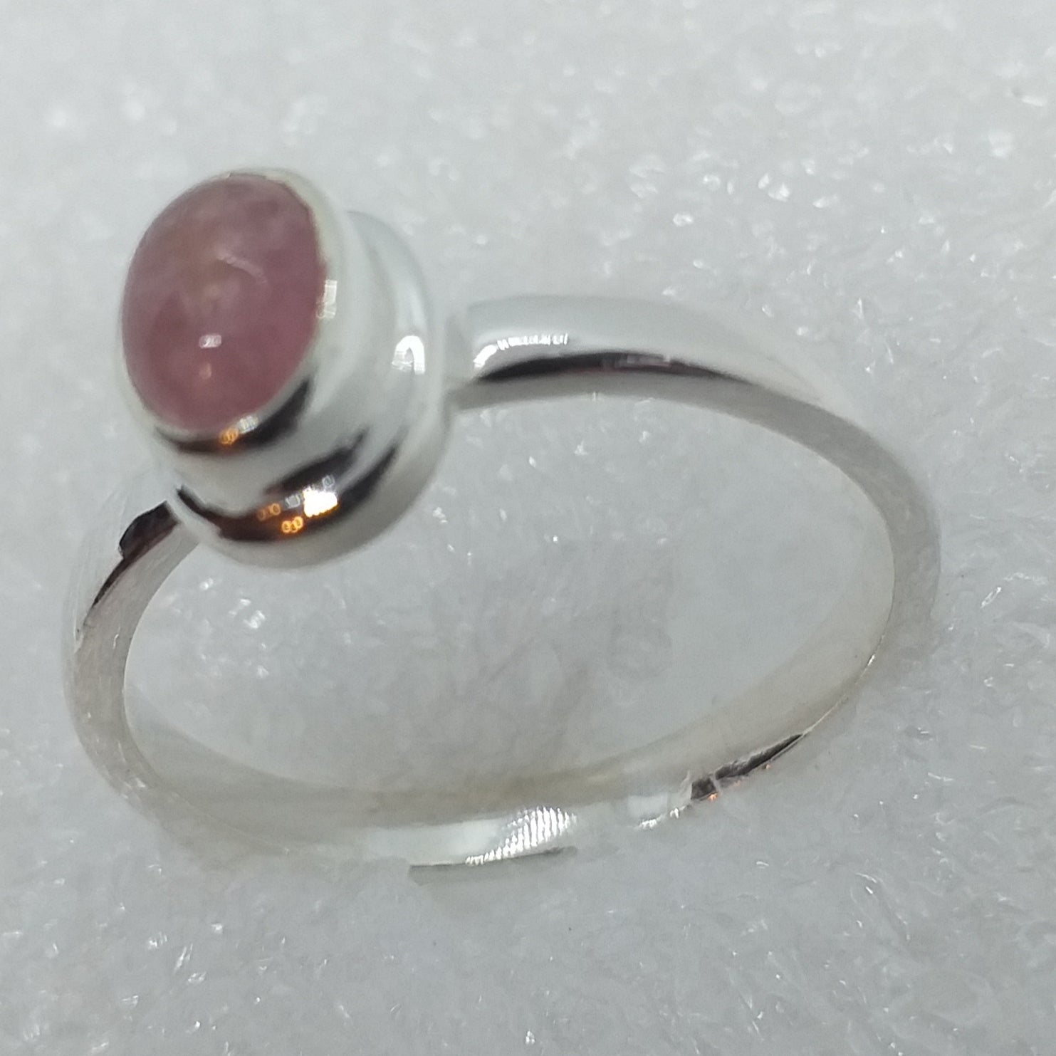 PINK TURMALIN Ring Gr. 17 925 Sterling Silber pinker rosa Rubellit