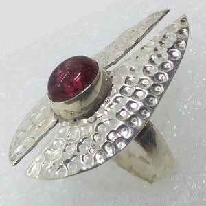 PINK TURMALIN Ring Gr. 17 925 Sterling Silber rosa Rubellit