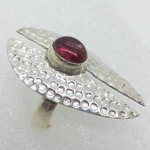 PINK TURMALIN Ring Gr. 17 925 Sterling Silber rosa Rubellit