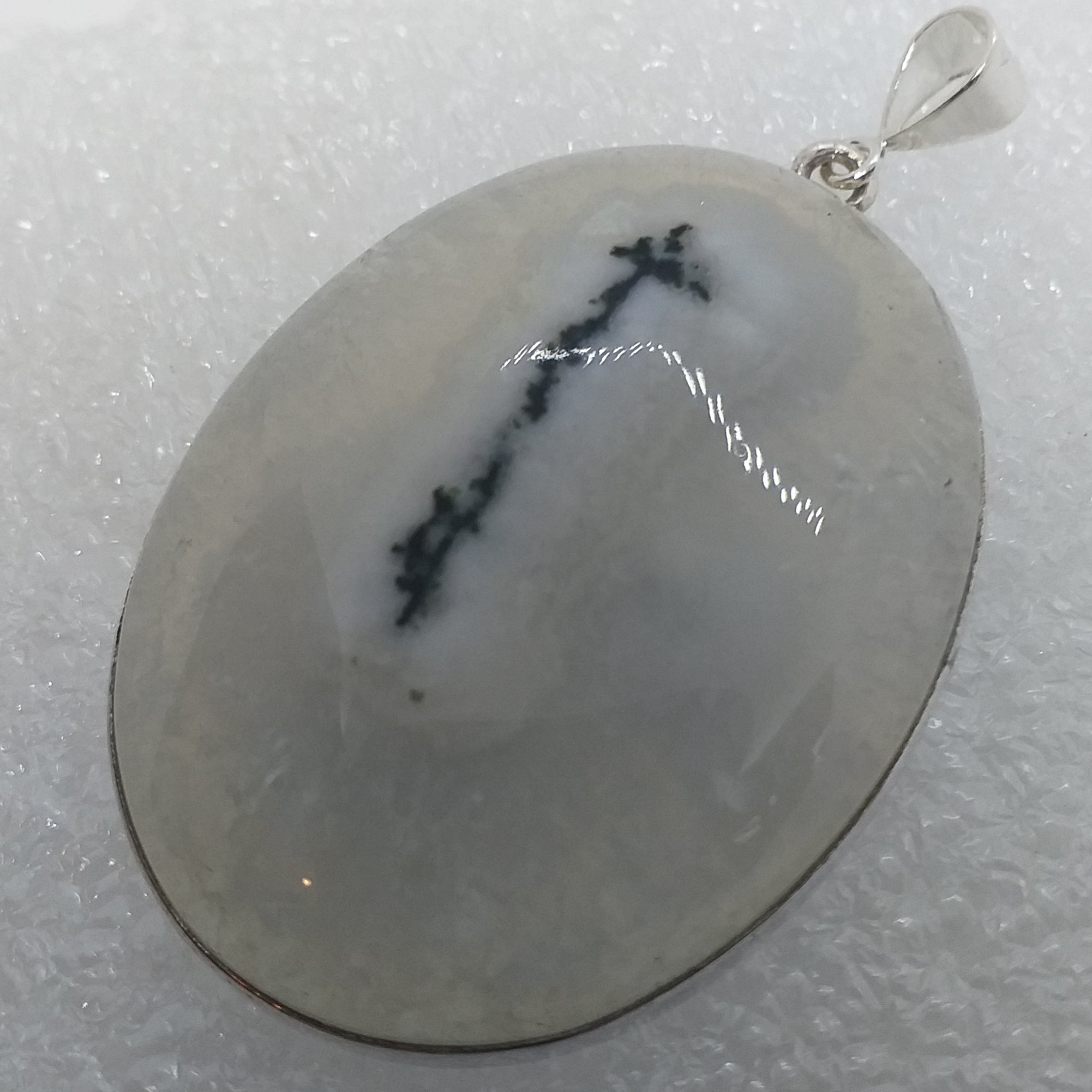 SOLARQUARZ Anhänger STALAKTIT 925 Sterling Silber oval