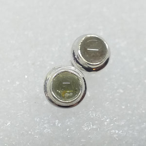 TURMALIN grün Ohrringe Ohrstecker 925 Silber grüner Verdelith