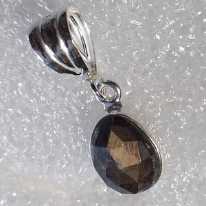 Zawadi GOLD SAFIR Anhänger 925 Sterling Silber SAPHIR