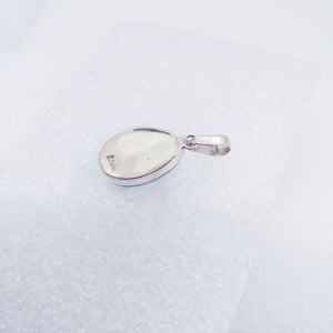 echter Natur LARIMAR Anhänger 925 Sterling Silber 28mm