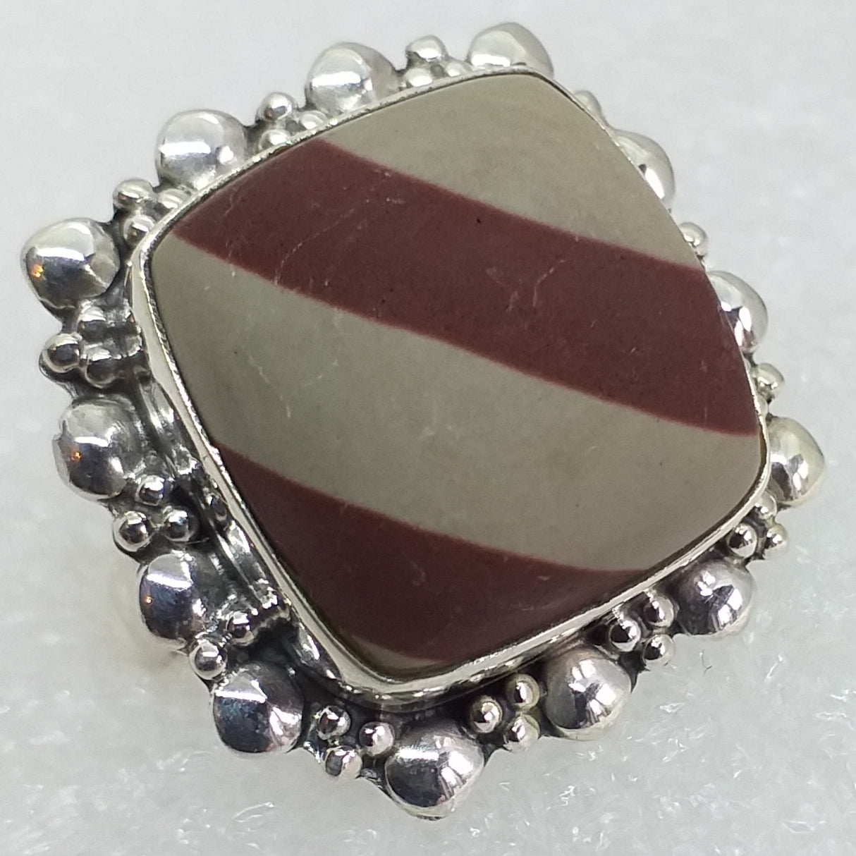 KIMBERLEY STONE Australien Ring Gr.18 925 Sterling Silber - RARITÄT