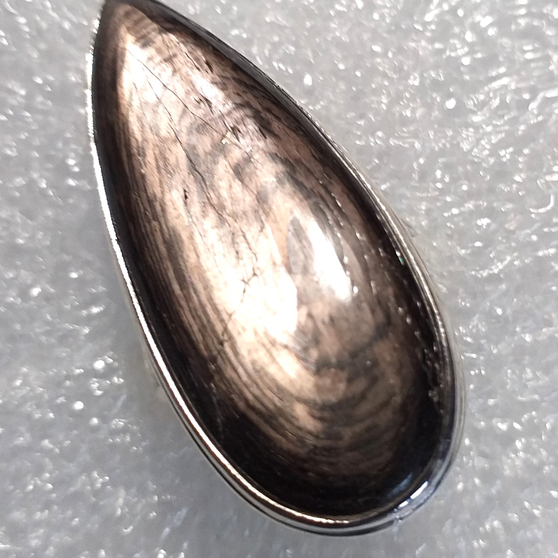 HYPERSTHEN Ring 925 Sterling Silber Gr.17 RIESIG 37mm
