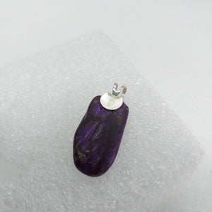 SUGILITH  Anhänger 925 Sterling Silber echt und naturfarben