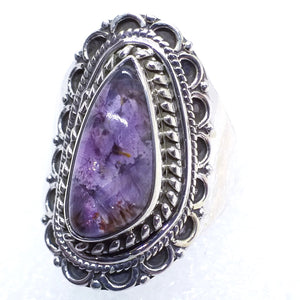 SUPER 7 SEVEN MELODYSTEIN Ring Gr. 19,5 925 Sterling Silber