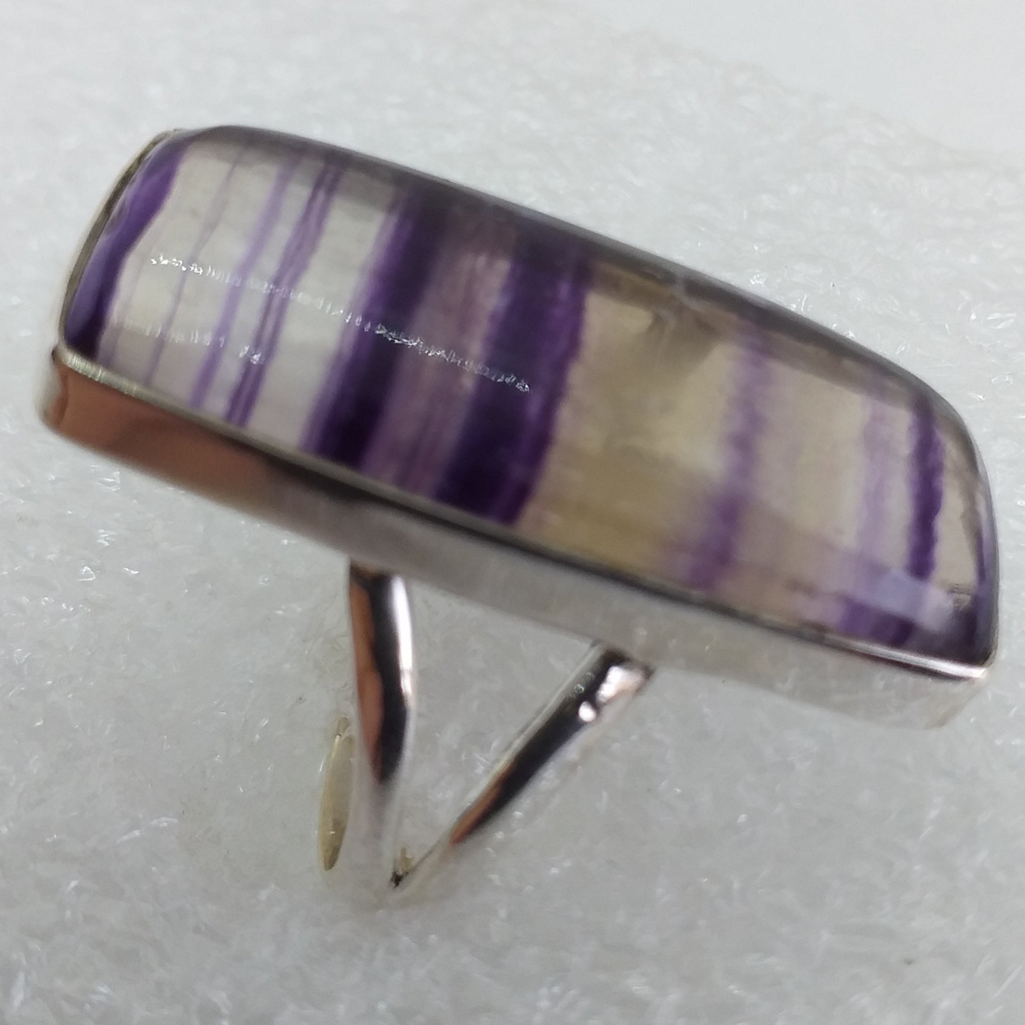 FLUORIT Ring Gr. 17 925 Sterling Silber29mm