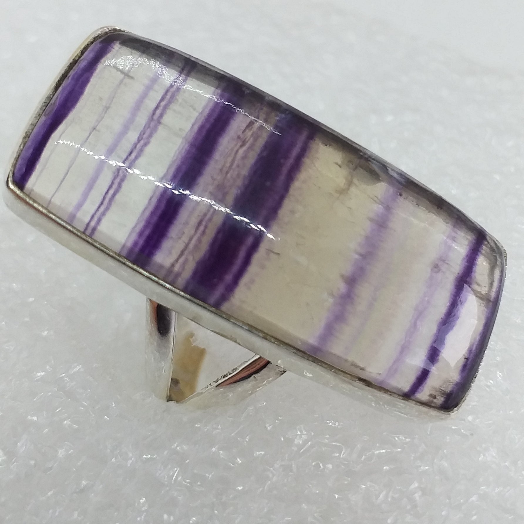 FLUORIT Ring Gr. 17 925 Sterling Silber29mm