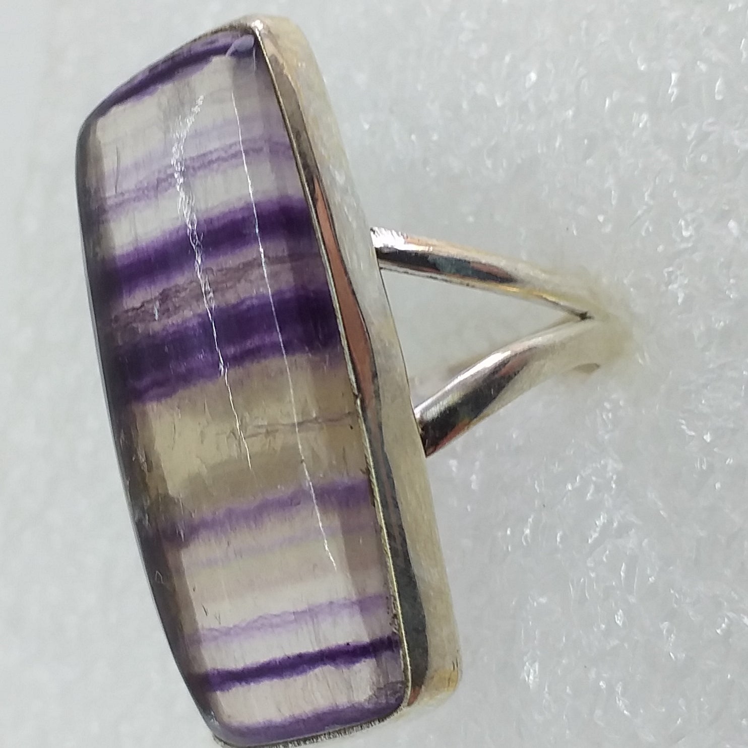 FLUORIT Ring Gr. 17 925 Sterling Silber29mm
