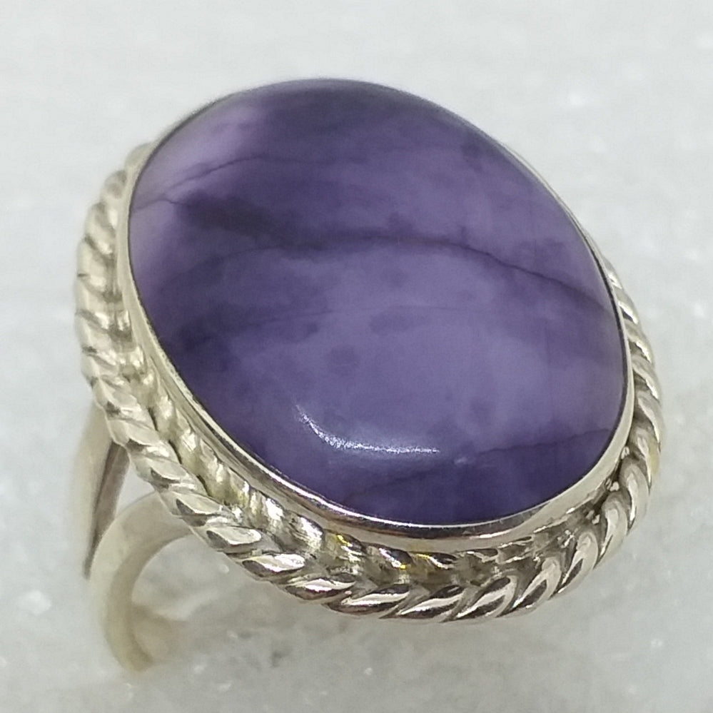 FLUORITOPAL Ring Gr. 16 925 Sterling Silber Fluorit Opal Tiffany Stein