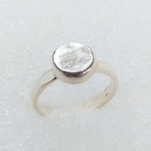 Eisenmeteorit GIBEON METEORIT Ring Gr. 17 925 Silber