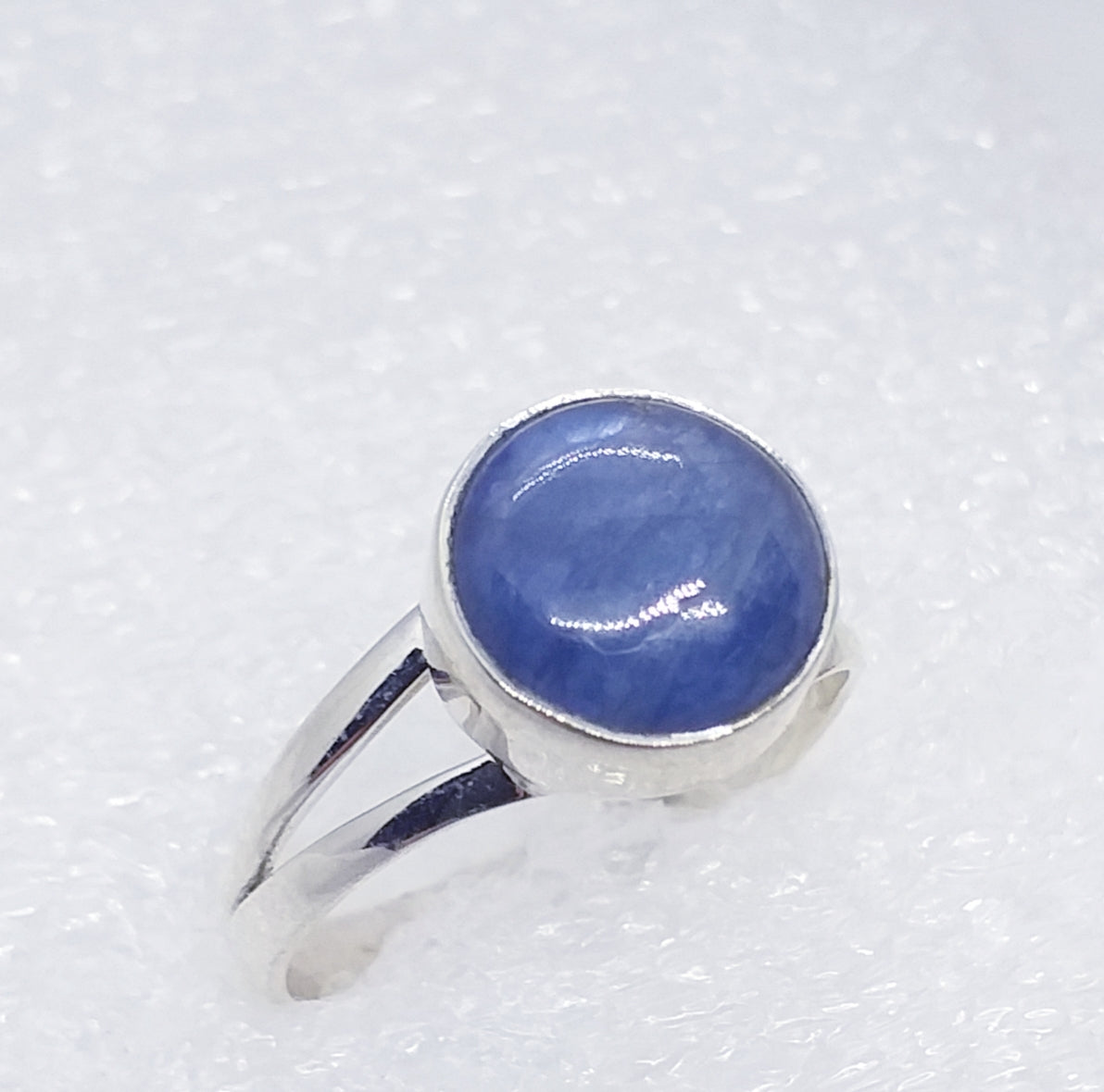 KYANIT blau Ring Gr. 18 925 Sterling Silber