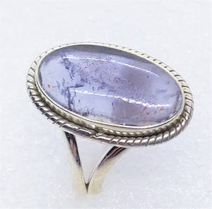 LEPIDOKROKIT in AMETHYST Gr. 18 925 Sterling Silber