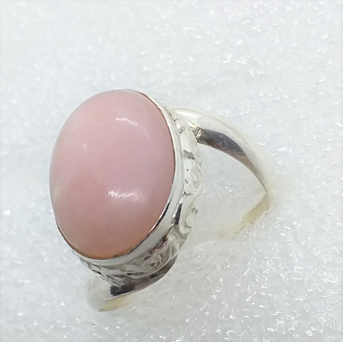 PINK OPAL ANDENOPAL Ring Gr. 18 925 Silber