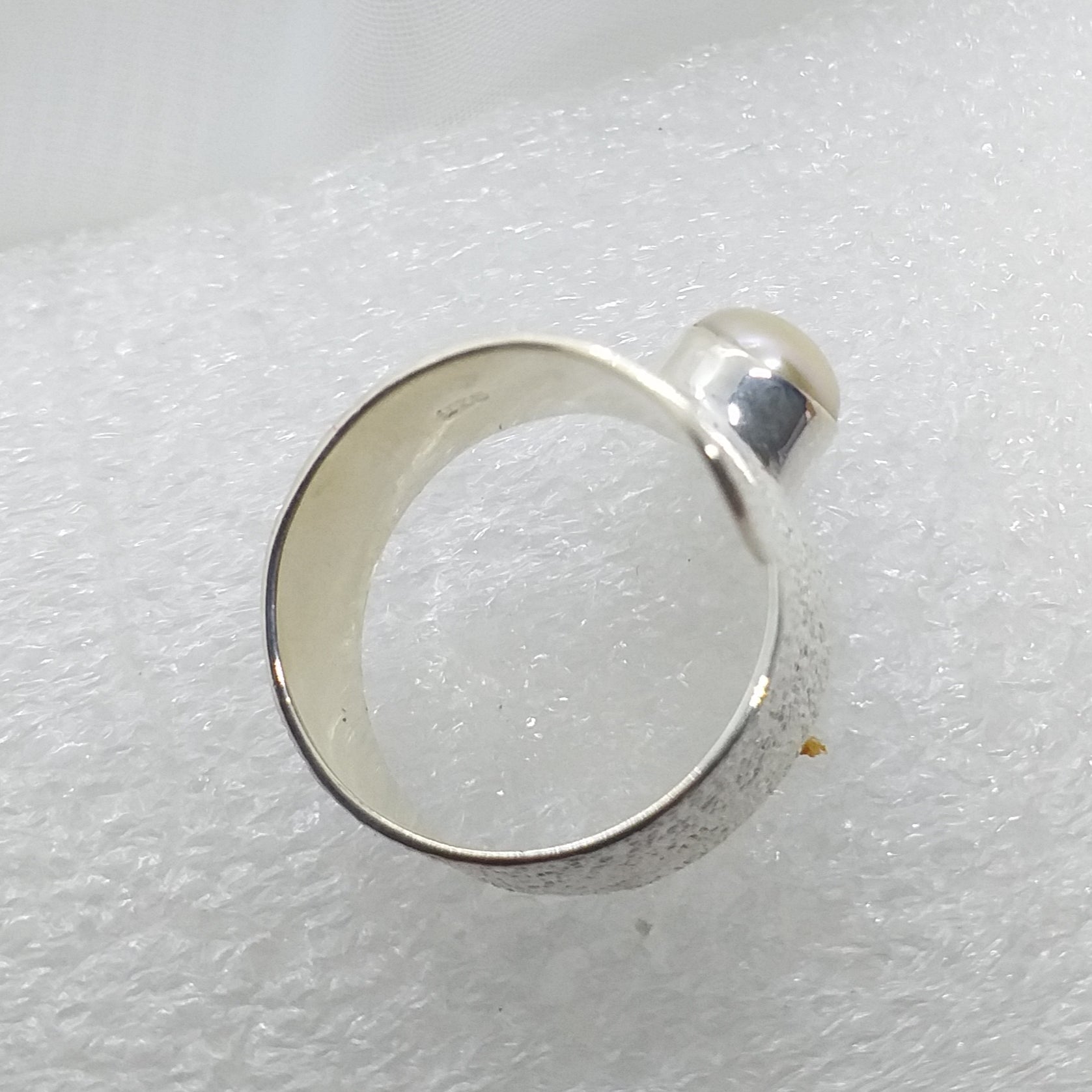 Süßwasser PERLE Ring Gr. 16 bis 17  925 Silber