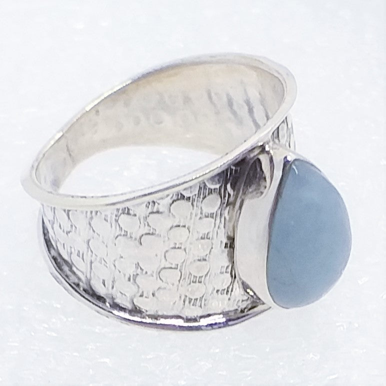 AQUAMARIN Ring Gr. 18 925 Silber Beryll