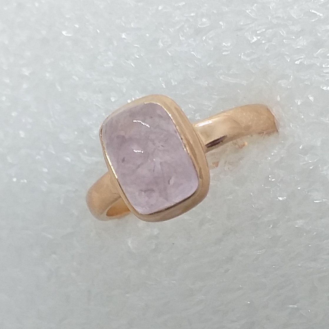 MORGANIT Ring Gr. 17 925 Sterling Silber rosé vergoldet rosa Beryll  rosegold