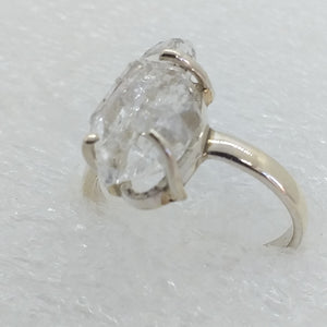 HERKIMER DIAMANT  Ring Gr. 17  925 Sterling Silber
