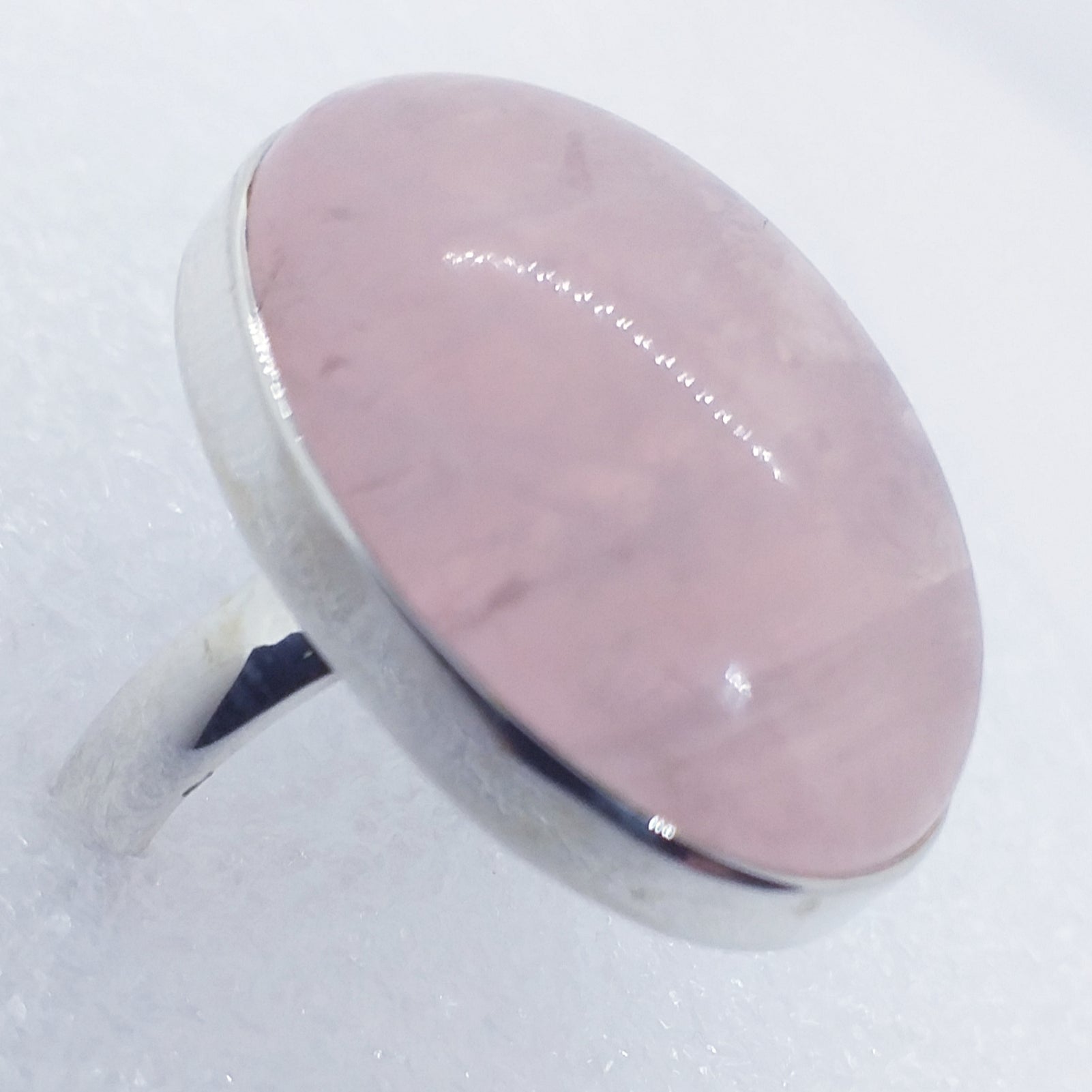 MORGANIT Ring Gr. 18,5 925 Silber RIESIG 27x21mm Beryll R