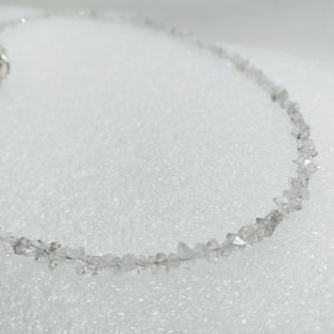 HERKIMER DIAMANT Kette Collier Halskette 925 Sterling Silber