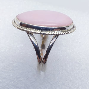 PINK OPAL ROSA ANDENOPAL Ring Gr. 20 925 Silber 27mm