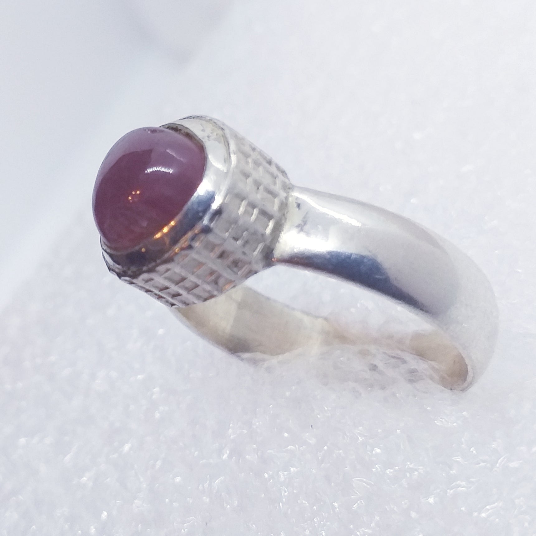 ROSA TURMALIN Ring Gr. 17 925 Sterling Silber pink Rubellit