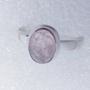 MORGANIT Ring Gr. 17 925 Silber rosa Beryll