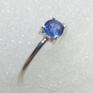 KYANIT Ring Gr. 18 925 Sterling Silber blau facettiert