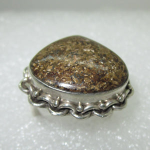BRONZIT Ring Gr. 17 925 Sterling Silber