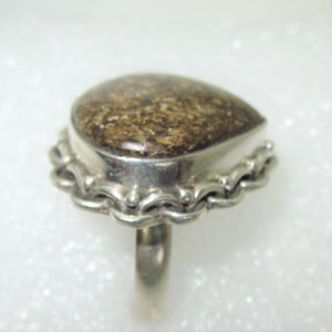 BRONZIT Ring Gr. 17 925 Sterling Silber
