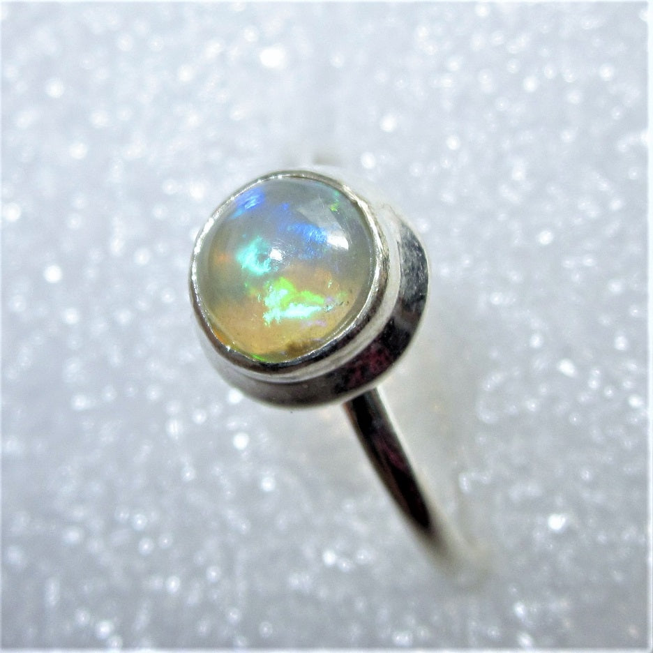 echter Natur OPAL Kristallopal Ring Gr. 18,5 925 Silber