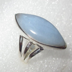 ANGELIT Ring Gr. 17 925 Silber Engelstein Anhydrit
