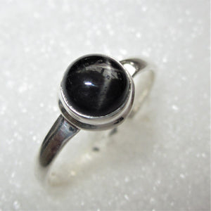 STERNDIOPSID Diopsid Ring Gr. 18 925 Silber