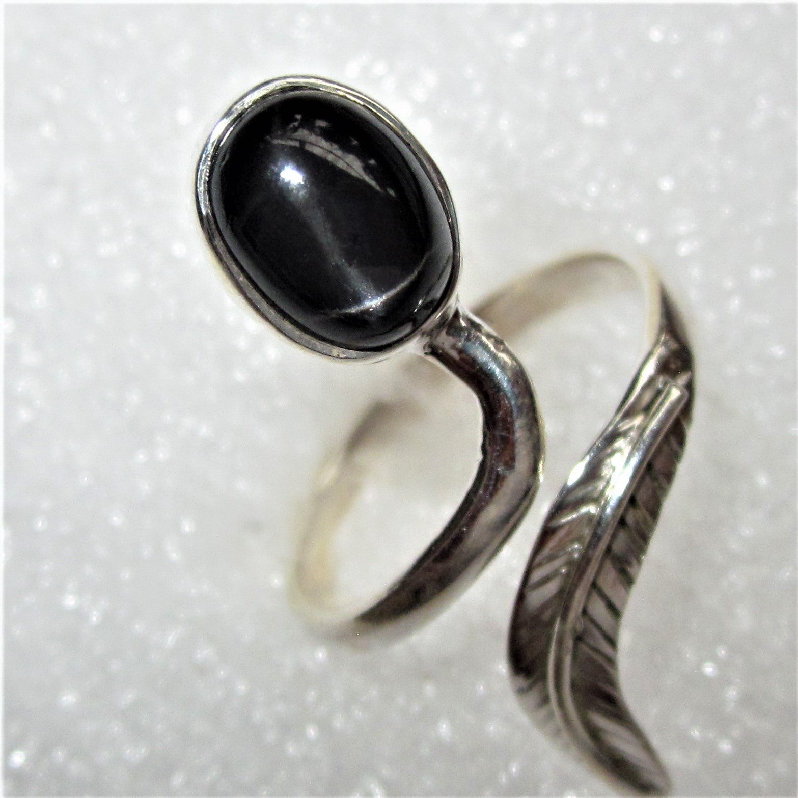 STERNDIOPSID Diopsid Ring Gr. 17 - 18  925 Silber